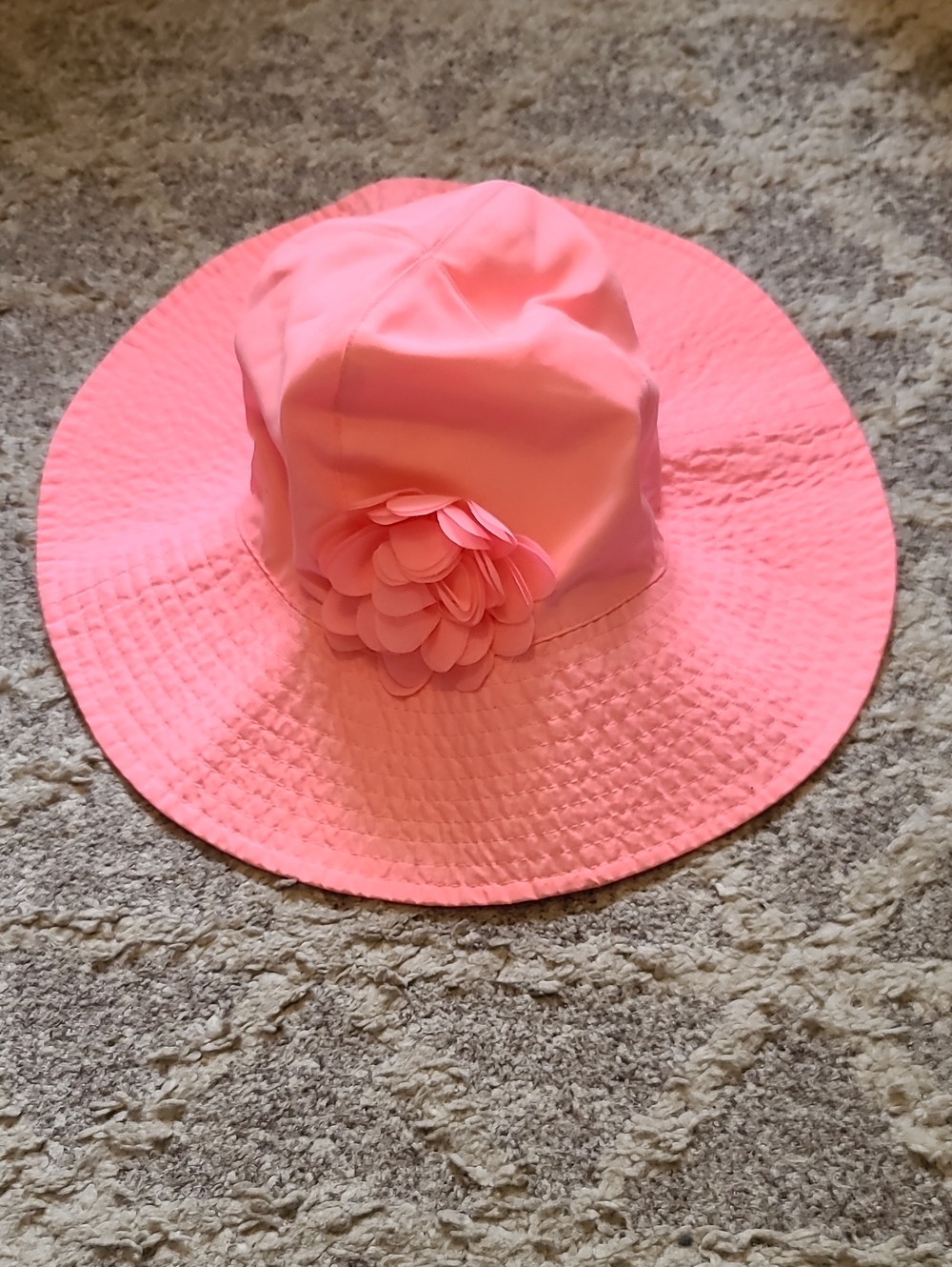 10 for $25 - Carter's Girls 4-7 Pink Sun Hat with Flower